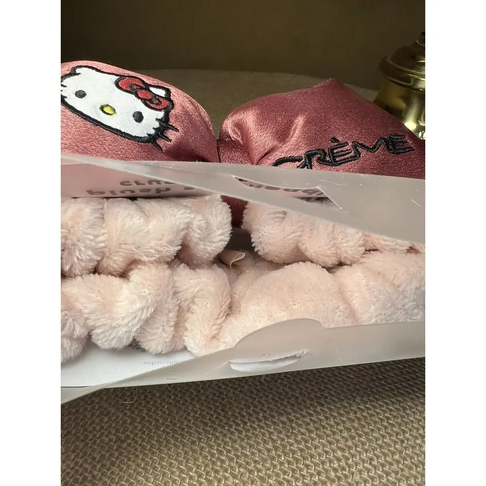 HELLO KITTY Super Soft Headband with ROSE SATIN BOW—NWT
